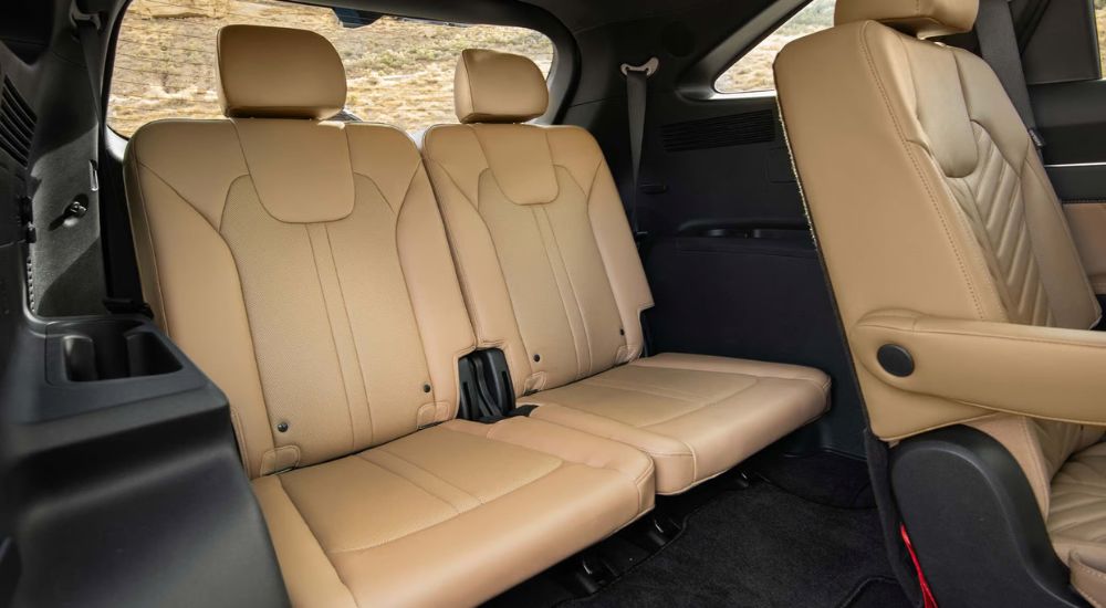 Olive brown leather seats in a 2026 Kia Sorento X-Pro SX Prestige.