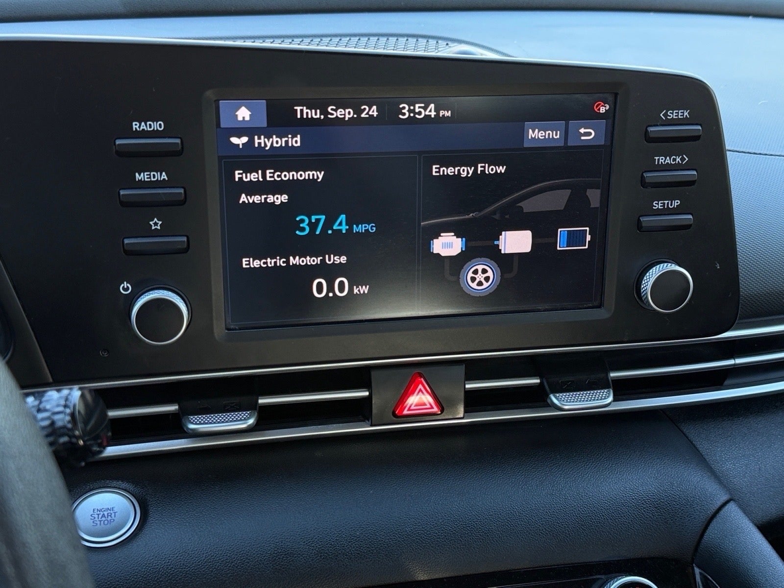 2023 Hyundai Elantra Hybrid Blue