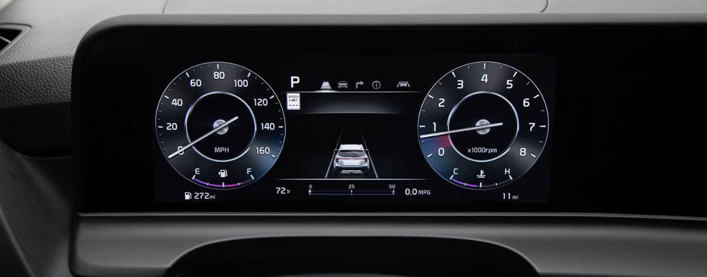 2026 Kia Seltos digital cluster.